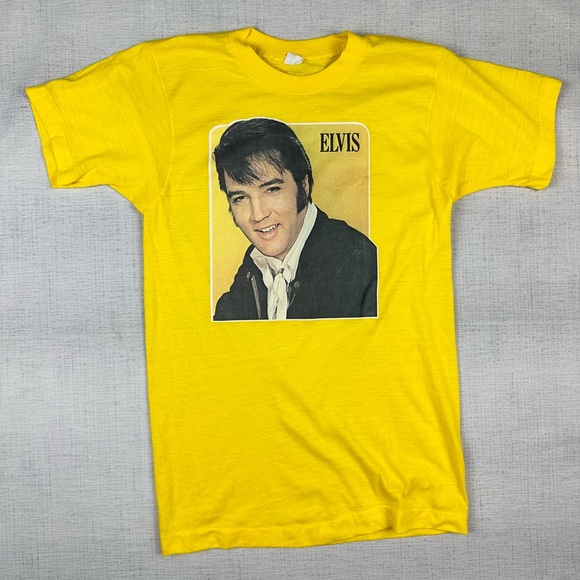 Other - Vintage 70s Elvis Presley  T-shirt Iron On Graphic size medium Made in USA